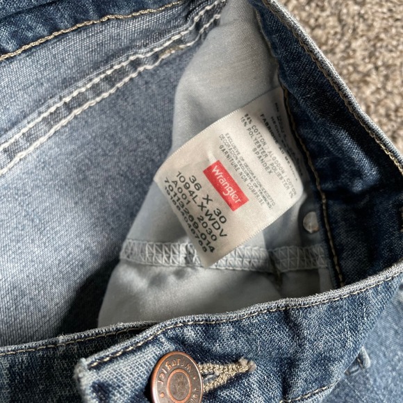 Wrangler Blue Carpenter Denim Utility Jeans - Picture 2 of 7